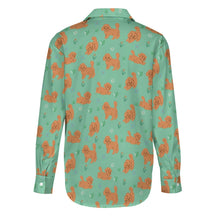 Load image into Gallery viewer, Flower Garden Doodle Love Women&#39;s Shirt-Apparel-Apparel,Dog Mom Gifts,Doodle,Shirt-22