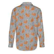 Load image into Gallery viewer, Flower Garden Doodle Love Women&#39;s Shirt-Apparel-Apparel,Dog Mom Gifts,Doodle,Shirt-28