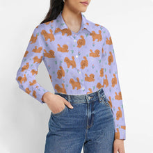 Load image into Gallery viewer, Flower Garden Doodle Love Women&#39;s Shirt-Apparel-Apparel,Dog Mom Gifts,Doodle,Shirt-5