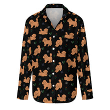 Load image into Gallery viewer, Flower Garden Doodle Love Women&#39;s Shirt-Apparel-Apparel,Dog Mom Gifts,Doodle,Shirt-9