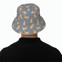 Load image into Gallery viewer, Flower Garden Golden Retriever Bucket Hat-Hats &amp; Caps-Accessories,Dog Dad Gifts,Dog Mom Gifts,Golden Retriever,Hats-53