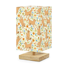 Load image into Gallery viewer, Flower Garden Golden Retriever Desktop Table Lamp-Desk Lamps-Christmas,Dog Dad Gifts,Dog Mom Gifts,Golden Retriever,Home Decor,Lamp-US Plug-2