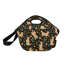 Load image into Gallery viewer, Flower Garden Golden Retriever Neoprene Lunch Bag-45