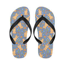 Load image into Gallery viewer, Flower Garden Golden Retriever Unisex Slippers-25