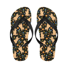 Load image into Gallery viewer, Flower Garden Golden Retriever Unisex Slippers-26