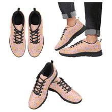 Load image into Gallery viewer, Flower Garden Golden Retriever Women's Breathable Sneakers-Pink-US13-5