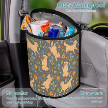 Load image into Gallery viewer, Flower Garden Golden Retrievers Multipurpose Car Storage Bag - 4 Colors-Car Accessories-Bags, Car Accessories, Golden Retriever-16