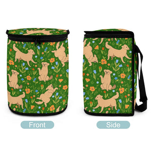 Flower Garden Golden Retrievers Multipurpose Car Storage Bag - 4 Colors-Car Accessories-Bags, Car Accessories, Golden Retriever-9