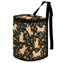 Load image into Gallery viewer, Flower Garden Golden Retrievers Multipurpose Car Storage Bag - 4 Colors-Car Accessories-Bags, Car Accessories, Golden Retriever-ONE SIZE-Black1-1