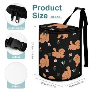 Flower Garden Goldendoodle Love Multipurpose Car Storage Bag-Car Accessories-Bags, Car Accessories, Goldendoodle-ONE SIZE-Black-3