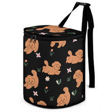 Load image into Gallery viewer, Flower Garden Goldendoodle Love Multipurpose Car Storage Bag-Car Accessories-Bags, Car Accessories, Goldendoodle-ONE SIZE-Black-1