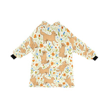 Load image into Gallery viewer, Flower Garden Labrador Love Blanket Hoodie for Women - 4 Colors-Apparel-Apparel, Blankets, Labrador-13