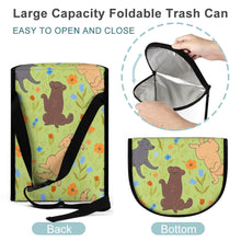 Load image into Gallery viewer, Flower Garden Labradors Love Multipurpose Car Storage Bag-6