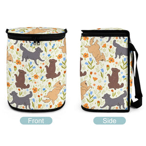 Flower Garden Labradors Love Multipurpose Car Storage Bag-2