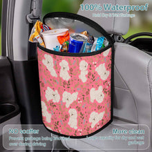 Load image into Gallery viewer, Flower Garden Maltese Love Multipurpose Car Storage Bag - 4 Colors-Car Accessories-Bags, Car Accessories, Maltese-17