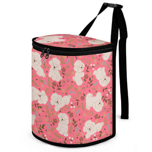 Flower Garden Maltese Love Multipurpose Car Storage Bag - 4 Colors-Car Accessories-Bags, Car Accessories, Maltese-Blush PInk-9