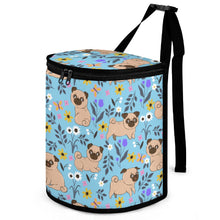 Load image into Gallery viewer, Flower Garden Pug Multipurpose Car Storage Bag-ONE SIZE-SkyBlue1-16