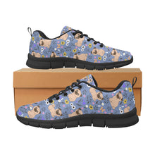 Load image into Gallery viewer, Flower Garden Pug Women's Breathable Sneakers-27