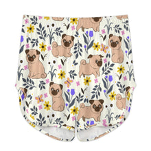 Load image into Gallery viewer, Flower Garden Pug Women&#39;s Cami and Shorts Pajama Set-12