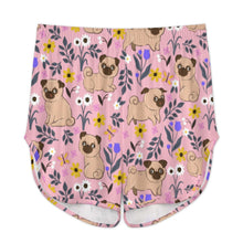 Load image into Gallery viewer, Flower Garden Pug Women&#39;s Cami and Shorts Pajama Set-16
