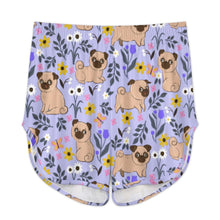 Load image into Gallery viewer, Flower Garden Pug Women&#39;s Cami and Shorts Pajama Set-8
