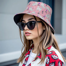 Load image into Gallery viewer, Flower Garden Samoyed Bucket Hat-Hats &amp; Caps-15