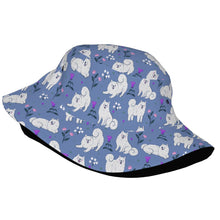 Load image into Gallery viewer, Flower Garden Samoyed Bucket Hat-Hats &amp; Caps-26
