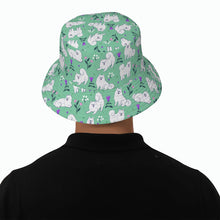 Load image into Gallery viewer, Flower Garden Samoyed Bucket Hat-Hats &amp; Caps-37