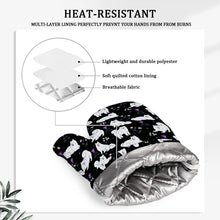 Load image into Gallery viewer, Flower Garden Samoyed Oven Mitts and Pot Holder Set-Kitchen Decor-Accessories,Dog Mom Gifts,Samoyed-10