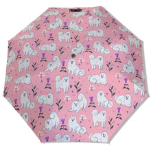 Load image into Gallery viewer, Flower Garden Samoyed Umbrella-Accessories-Accessories,Dog Mom Gifts,Umbrella-21
