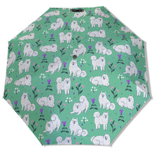 Load image into Gallery viewer, Flower Garden Samoyed Umbrella-Accessories-Accessories,Dog Mom Gifts,Umbrella-1