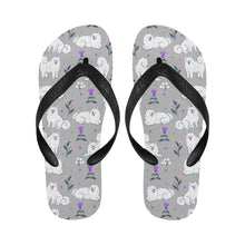 Load image into Gallery viewer, Flower Garden Samoyed Unisex Slippers-26