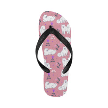Load image into Gallery viewer, Flower Garden Samoyed Unisex Slippers-8