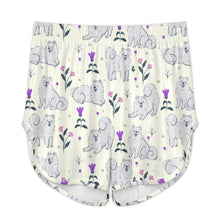Load image into Gallery viewer, Flower Garden Samoyed Women's Cami and Shorts Pajama Set-12