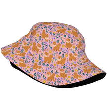 Load image into Gallery viewer, Flower Garden Shiba Inu Bucket Hat-Hats &amp; Caps-10