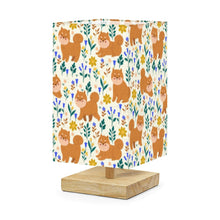 Load image into Gallery viewer, Flower Garden Shiba Inu Desktop Table Lamp-Desk Lamps-Christmas,Dog Dad Gifts,Dog Mom Gifts,Home Decor,Lamp,Shiba Inu-US Plug-2