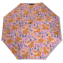 Load image into Gallery viewer, Flower Garden Shiba Inu Umbrella-Accessories-Accessories,Dog Mom Gifts,Umbrella-1