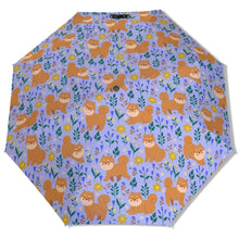Load image into Gallery viewer, Flower Garden Shiba Inu Umbrella-Accessories-Accessories,Dog Mom Gifts,Umbrella-6