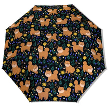Load image into Gallery viewer, Flower Garden Shiba Inu Umbrella-Accessories-Accessories,Dog Mom Gifts,Umbrella-16