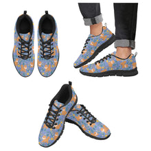 Load image into Gallery viewer, Flower Garden Shiba Inu Women's Breathable Sneakers-CornflowerBlue-US13-26