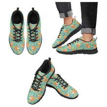 Load image into Gallery viewer, Flower Garden Shiba Inu Women's Breathable Sneakers-MediumAquaMarine-US13-36