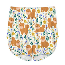 Load image into Gallery viewer, Flower Garden Shiba Inu Women's Cami and Shorts Pajama Set-2