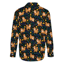 Load image into Gallery viewer, Flower Garden Shiba Inu Women's Shirt-Apparel-Apparel,Dog Mom Gifts,Shiba Inu,Shirt-20