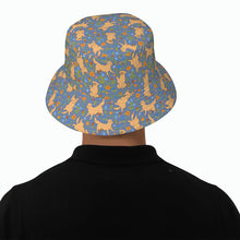 Load image into Gallery viewer, Flower Garden Yellow Labrador Bucket Hat-Hats &amp; Caps-Accessories,Dog Dad Gifts,Dog Mom Gifts,Hats,Labrador-53
