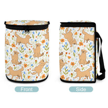 Load image into Gallery viewer, Flower Garden Yellow Labradors Multipurpose Car Storage Bag-5