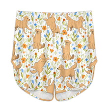 Load image into Gallery viewer, Flower Garden Yellow Labradors Women's Cami and Shorts Pajama Set-2