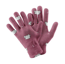 Load image into Gallery viewer, Fluffy Samoyed Frolic Touch Screen Gloves-Accessories-Accessories,Dog Dad Gifts,Dog Mom Gifts,Gloves-Rose gold-3