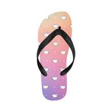 Load image into Gallery viewer, Fluffy American Eskimo Dog Frolic Unisex Slippers - 7 Gradients-Black5-S-13