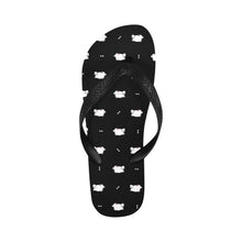 Load image into Gallery viewer, Fluffy American Eskimo Dog Frolic Unisex Slippers - 7 Gradients-Black8-S-20