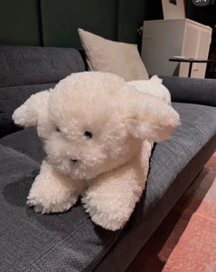 Fluffy Giant Maltese Stuffed Animal Plush Toy Pillows-Stuffed Animals-Home Decor, Maltese, Pillows, Stuffed Animal-Bichon-CHINA-about 120cm-5